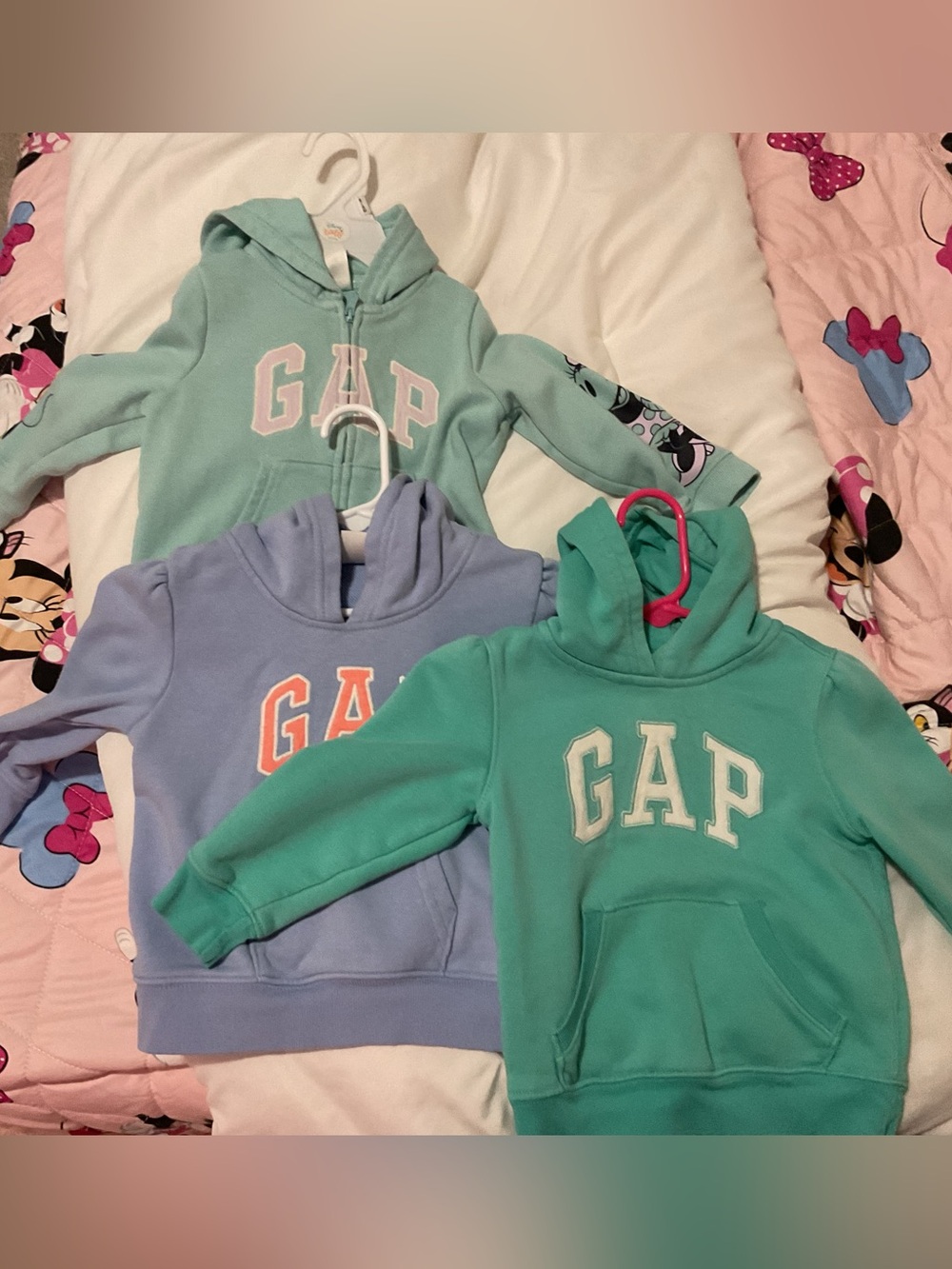 GAP Kids Hoodies in Mint, Lavender, Aqua